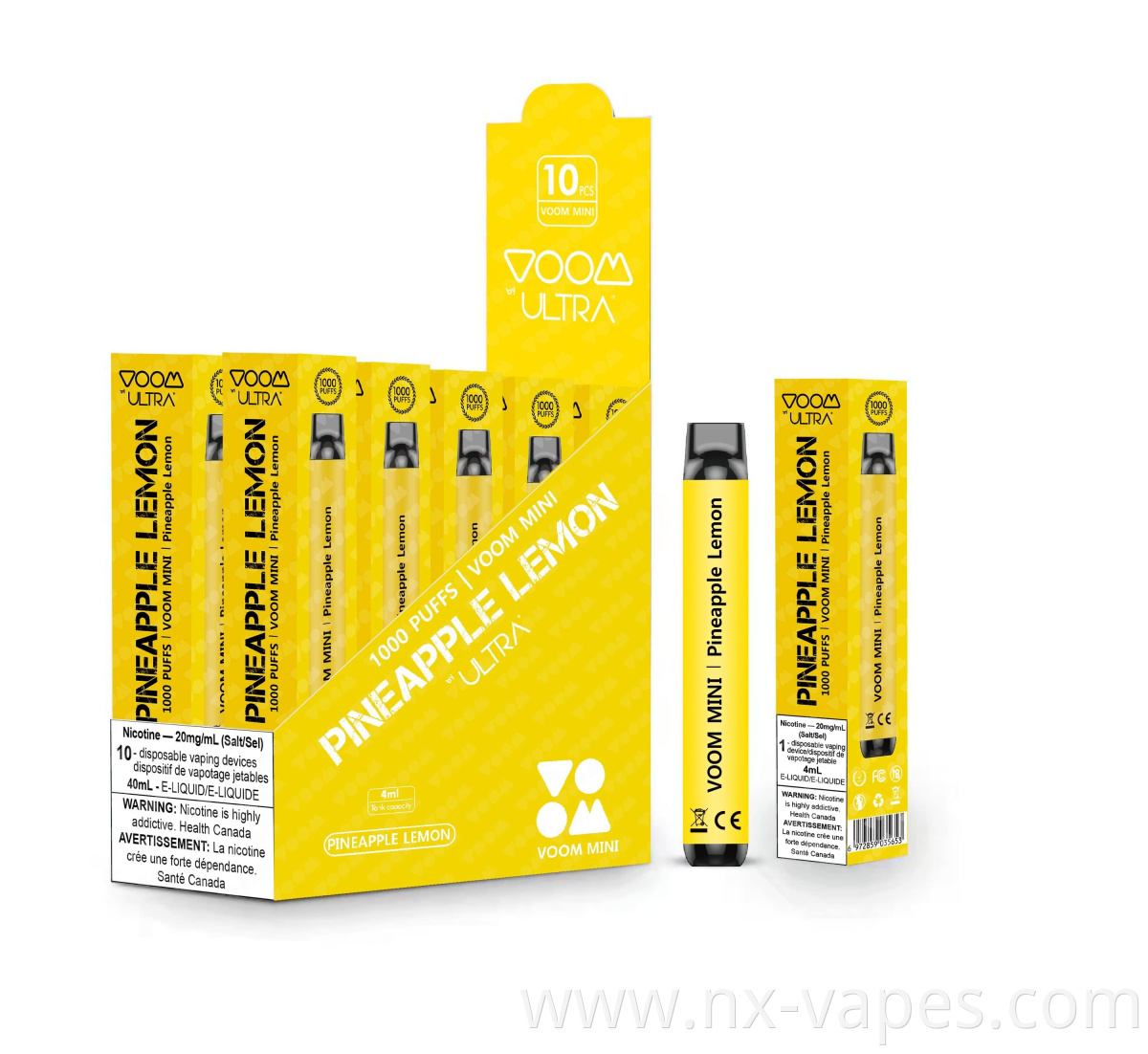 Voom Mini By Ultra - Pineapple Lemon 20mg (1